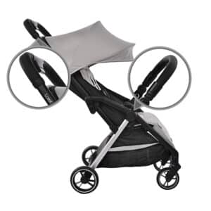 Passeggino Leggero Loret 22 kg Grey Jasper LORELLI - immagine 5