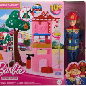 Barbie Vigilessa del Fuoco Playset Mattel - immagine 6