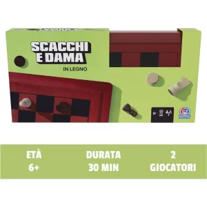 Gioco Dama e Scacchi in legno Editrice Giochi - immagine 3