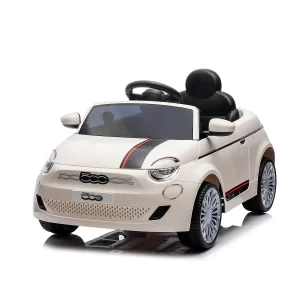 Auto Elettrica per Bambini Fiat 500 Bianca - immagine 1