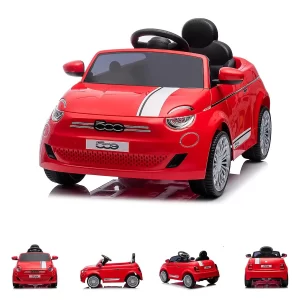 Auto Elettrica per Bambini Fiat 500 Rossa - immagine 2