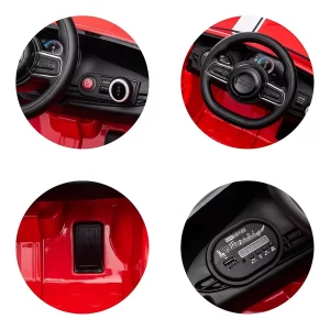 Auto Elettrica per Bambini Fiat 500 Rossa - immagine 4