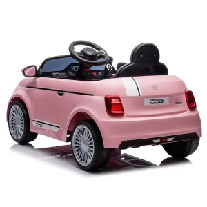 Auto Elettrica per Bambini Fiat 500 Rosa - immagine 4