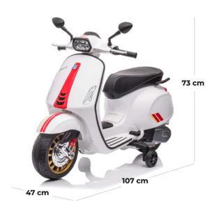 Moto Elettrica Vespa Sprint 12V Bianca - immagine 8