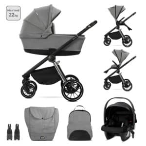 TRIO BIANCA 3in1 con coprigambe GREY Lorelli - immagine 1