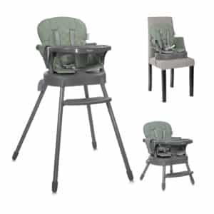 Seggiolone pappa SIESTA 3in1 in ecopelle verde LORELLI - immagine 1