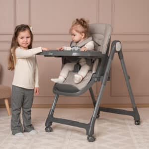 Seggiolone pappa CHEF 3in1 in ecopelle Beige - LORELLI - immagine 2