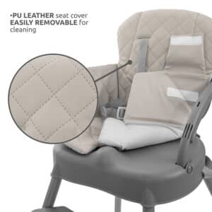 Seggiolone pappa SIESTA 3in1 in ecopelle verde LORELLI - immagine 8