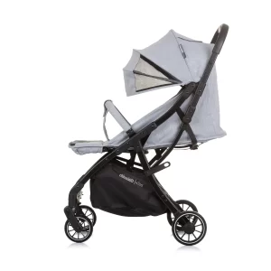 Passeggino con chiusura automatica Kiss – Ash grey – CHIPOLINO - immagine 3