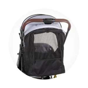 Passeggino leggero fino a 22 kg Combo - Silver grey - CHIPOLINO - immagine 4