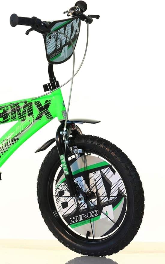 Bicicletta 16" BMZ verde Dino Bikes