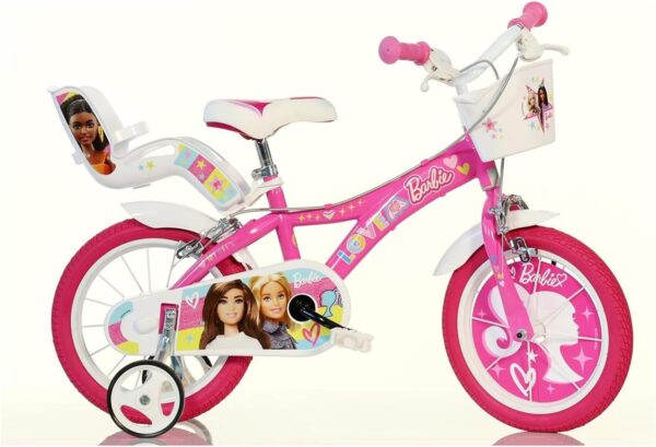61cRYamWTkL._AC_SL1500_ Bicicletta 14" Barbie Dino Bikes