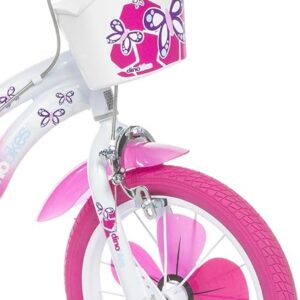 Bicicletta 16" FLAPPY bianca e rosa Dino Bikes