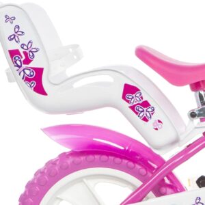 Bicicletta 12" FLAPPY bianca e rosa Dino Bikes