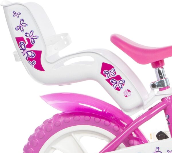 Bicicletta 12" FLAPPY bianca e rosa Dino Bikes