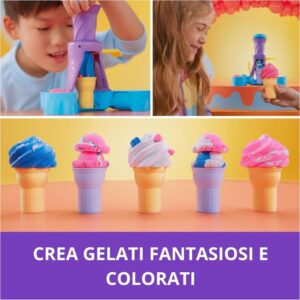 Gelateria Colorata Kinetic sand - SPIN MASTER - immagine 4