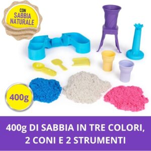 Gelateria Colorata Kinetic sand - SPIN MASTER - immagine 3