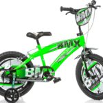 Bicicletta 14" BMX verde Dino Bikes