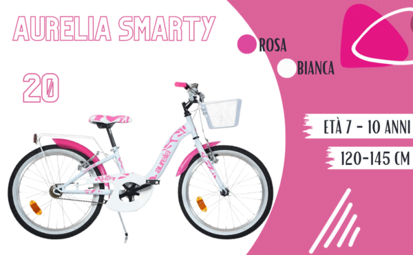 Bicicletta City 20" Aurelia SMARTY fucsia Dino Bikes