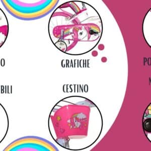 Bicicletta 14" UNICORN - DINO BIKES - immagine 11