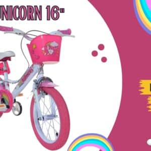 Bicicletta 16" UNICORN Dino Bikes