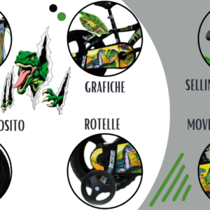 Bicicletta 14" DINOSAUR - DINO BIKES - immagine 3
