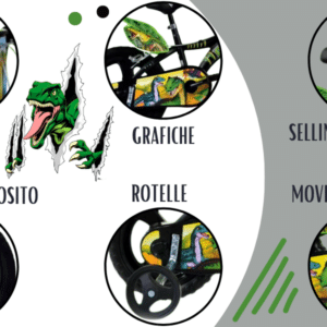 Bicicletta 16" DINOSAUR Dino Bikes