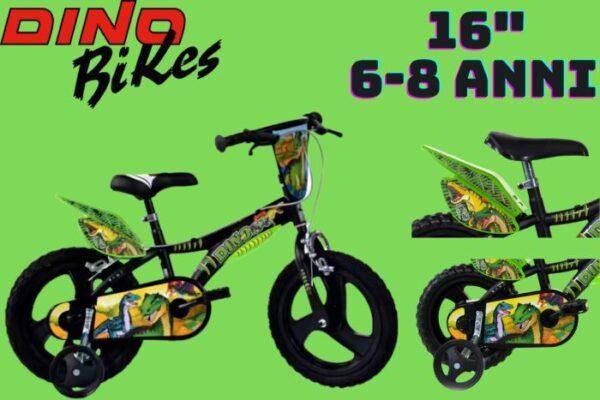 Bicicletta 16" DINOSAUR Dino Bikes