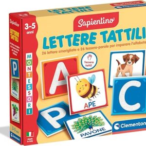 Lettere Tattili Montessori - CLEMENTONI - immagine 1