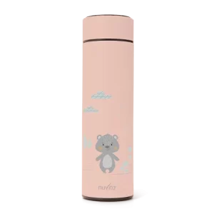 Borraccia termica con termometro LED 500ml English Rose - NUVITA - immagine 1