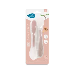 Set 2 Cucchiaini in silicone 6m English Rose - NUVITA - immagine 3