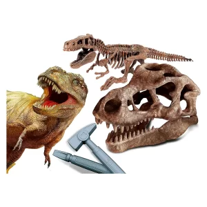 Cranio Gigante e Scheletro T-rex - CLEMENTONI - immagine 2