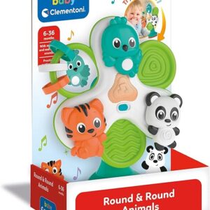Gioco per Seggiolone, Round & Round Animals - CLEMENTONI - immagine 1