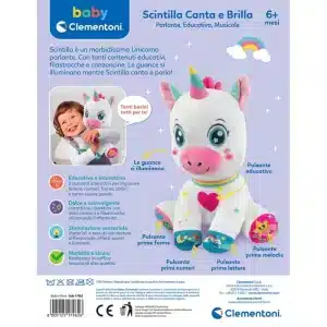 Scintilla Unicorno Canta e Brilla - CLEMENTONI - immagine 3