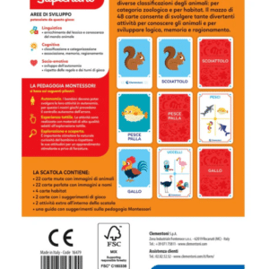 Flashcards Il Regno degli Animali Montessori - CLEMENTONI - immagine 6