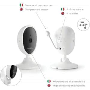 VIDEO VOICE 4.3 VIDEO BABY MONITOR - NUVITA - immagine 3