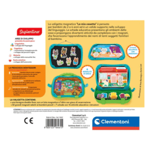 Valigetta Magnetica Casetta Montessori - CLEMENTONI - immagine 5