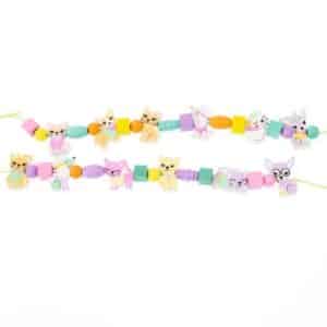 Kit perline in legno Wooden Beads cuccioli - NICE - immagine 3