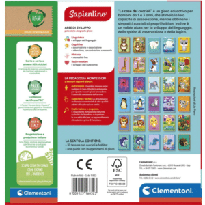 Flashcards Le Case dei Cuccioli - Montessori - CLEMENTONI - immagine 3