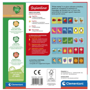 Flashcards Primo Memo - Montessori - CLEMENTONI - immagine 4