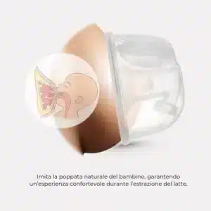 Tiralatte elettrico INDOSSABILE doppio a 3 fasi - NUVITA - immagine 4