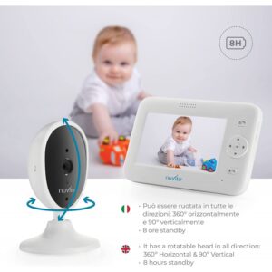 VIDEO VOICE 4.3 VIDEO BABY MONITOR - NUVITA - immagine 4