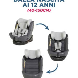 Seggiolino Auto TITANO (40-150CM) 0-12ANNI - GIORDANI - immagine 5
