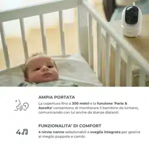 Baby Monitor digitale Wireless Videovoice- NUVITA - immagine 5