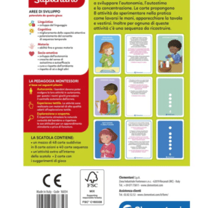 Flashcards Aiutami a fare da Solo Montessori - CLEMENTONI - immagine 7
