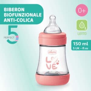 Biberon Perfect5 150ml - Rosa - CHICCO - immagine 2