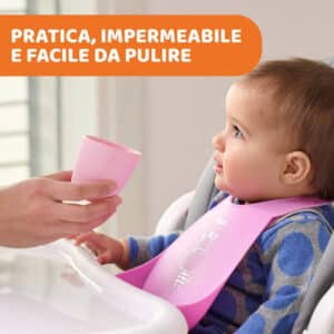 Bavaglino silicone 6+ Azzurro - CHICCO - immagine 7