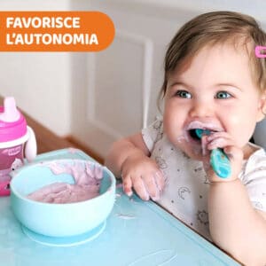 Set Pappa Silicone 6m - Rosa - CHICCO - immagine 7