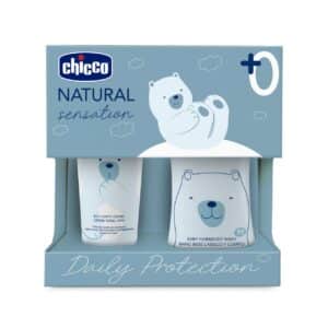 Set 2 Baby Cosmetic Natural Sensation - Daily Protection - CHICCO - immagine 1