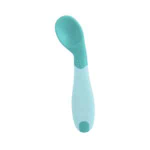 Cucchiaino angolato 8m  azzurro - CHICCO - immagine 1
